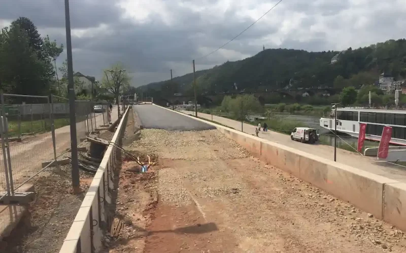 Deichertüchtigung Zurlaubener Ufer Trier Foto 1