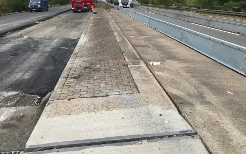 Fahrbahnsanierung A8 Foto 3